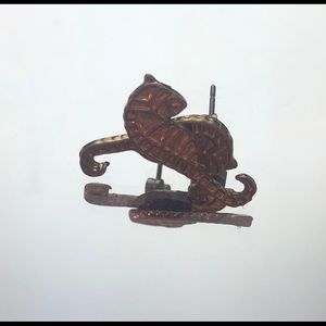 Gold Sea Horse Earrings!